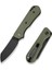 Crabby Thumb Stud Knife Od Green G10 Black Blade Handle Çakı 2