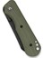 Crabby Thumb Stud Knife Od Green G10 Black Blade Handle Çakı 5