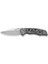 Anaaki Flipper & Thumb Hole & Button Lock Knife Gray Aluminum Handle Çakı 1