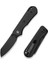 Crabby Thumb Stud Knife Micarta All Black Handle Çakı 2