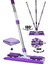 Ayarlanabilir Saplı Gri Mop, Süngerli, Bez Tutucu ve Yedek Bezli Set 6