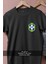 Oversize Brezilya Milli Futbol Takımı Logosu Cep Tasarımlı Unisex T-Shirt 2