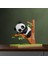 Akrobat Uyuyan Panda 3D Papercraft Maketi | Hazır Kesilmiş Karton Model Seti | Duvar ve Masa Dekoru | El Yapımı Puzzle 3