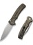 Cogent Flipper & Button Lock Knife Green Micarta Handle Çakı 2