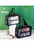 3142 2li Şeffaf Seyahat ve Makyaj Çantası Su Geçirmez Organizer Washbag 20X30CM 1