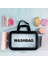 3142 2li Şeffaf Seyahat ve Makyaj Çantası Su Geçirmez Organizer Washbag 20X30CM 4