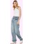Kadın Denim Baggy Jean Pantolon Yüksek Bel Casual Tasarım Günlük Kullanım Kaliteli Malzeme 1