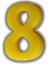 Akrilik Kapı Numaraları6 cm 1