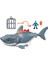 GKG77 Imaginext - Çılgın Köpekbalığı Oyun Seti 2