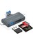 Multi Otg USB Ligtning iphone - iPad Uyumlu ve Type-C Girişli Kart Okuyucu Adaptör Çevirici 1