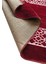 Mihrap Motifli Kadife Seccade Bordo 3