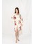 Müslin Kimono %100 Pamuklu Mantar Baskılı Desenli Bornoz Kaftan Sabahlık 2