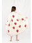 Müslin Kimono %100 Pamuklu Çilek Baskılı Desenli Bornoz Kaftan Sabahlık 1