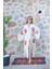 Müslin Kimono %100 Pamuklu Güneş ve Ay Baskılı Desenli Bornoz Kaftan Sabahlık 7