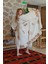 Müslin Kimono %100 Pamuklu Bohem Sembol Baskılı Desenli Bornoz Kaftan Sabahlık 7