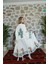 Müslin Kimono %100 Pamuklu Zürafa Baskılı Desenli Bornoz Kaftan Sabahlık 5