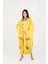 Müslin Kimono %100 Pamuklu Leopar Baskılı Desenli Bornoz Kaftan Sabahlık 2
