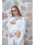 Müslin Kimono %100 Pamuklu Mandala Baskılı Desenli Bornoz Kaftan Sabahlık 4