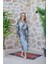 Müslin Kimono %100 Pamuklu Kadın Desenli Jakarlı Bornoz Kaftan Sabahlık 5