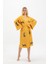 Müslin Kimono %100 Pamuklu Leopar Baskılı Desenli Bornoz Kaftan Sabahlık 2