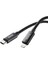 Z28 Type-C To Lightning 27W 100 cm 3A Örgü Şarj ve Data Kablosu 1
