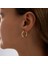 14K Altın Halka Küpe 3 mm 1.5 cm 2