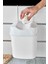 Dolap Içi Çöp Kovası Dolap Kapağına Asmalı Mutfak Çöp Kovası 5.5 Litre Beyaz 1