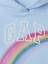 Kız Bebek Mavi Gap Logo Fleece Sweatshirt 2
