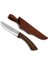 Beavercraft Bsh1 Dune Ceviz Saplı Deri Kılıflı Kamp ve Av Bıçağı 1
