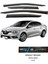 Renault Megane 2016-2020 Cam Rüzgarlığı Takım 4’lü Takım Rüzgar Kesici, Yağmur Önleyici 1