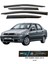 Fiat Albea 2002-2014 Cam Rüzgarlığı Takım 4'lü Takım Rüzgar Kesici, Yağmur Önleyici 1