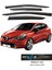 Renault Clio 2012-2019 Cam Rüzgarlığı Takım 4'lü Takım Rüzgar Kesici, Yağmur Önleyici 1