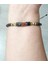 Siyah Varisit Kırmızı Jasper Hematit Doğaltaşlı Miyuki Round Boncuklu Unisex Bileklik 8