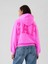 Kadın Pembe Gap Logo VintageSoft Crop Fleece Sweatshirt 3