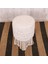 Mylamp Makrome Tabure Puf & Stools - Doğal Teak Gövde 33X48 cm 3