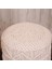 Mylamp Makrome Tabure Puf & Stools - Doğal Teak Gövde 33X48 cm 4