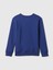 Erkek Çocuk Mavi Gap Logo Grafikli Fleece Sweatshirt 4