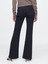 Kadın Siyah High Rise '70S Flare Jean Pantolon 6