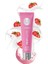 Fruit Gloss Çilek ve Krema Aromalı Dudak Parlatıcısı 7.5ml 2