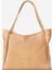 Nova Kadın Çift Saplı Shopper Çanta Gerçek Deri Bej 1