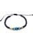 Mavi Varisit ve Hematit Doğaltaşlı Desenli Siyah Miyuki Round Boncuklu Unisex Bileklik 2