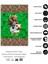 Chicken Jokey Yeşil Halı Dijital Baskılı Pamuk Dokuma Kaymaz Tabanlı Yıkanabilir Antialerjik Evcil Hayvan Dostu Minecraft Oyun Halısı 5