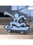 Keith Haring Tarzı Skate Figür – Modern Pop Art Dekor | Kabuk Factory Tasarımı 1