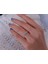 ve Kalp Mavi Topaz Taşlı Amare Yüzük 0417R0338 4