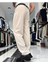 Baggy Fit Pile Detaylı Erkek Pantolon 11