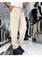 Baggy Fit Pile Detaylı Erkek Pantolon 12