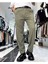Erkek Baggy Fit Pile Detaylı Kumaş Pantolon 7