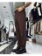 Erkek Baggy Fit Pile Detaylı Kumaş Pantolon 8