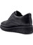 7667 Kadın Hakiki Deri Comfort Ayakkabı Siyah 4