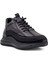 E053 Erkek Hakiki Deri Spor Ayakkabı Siyah 3